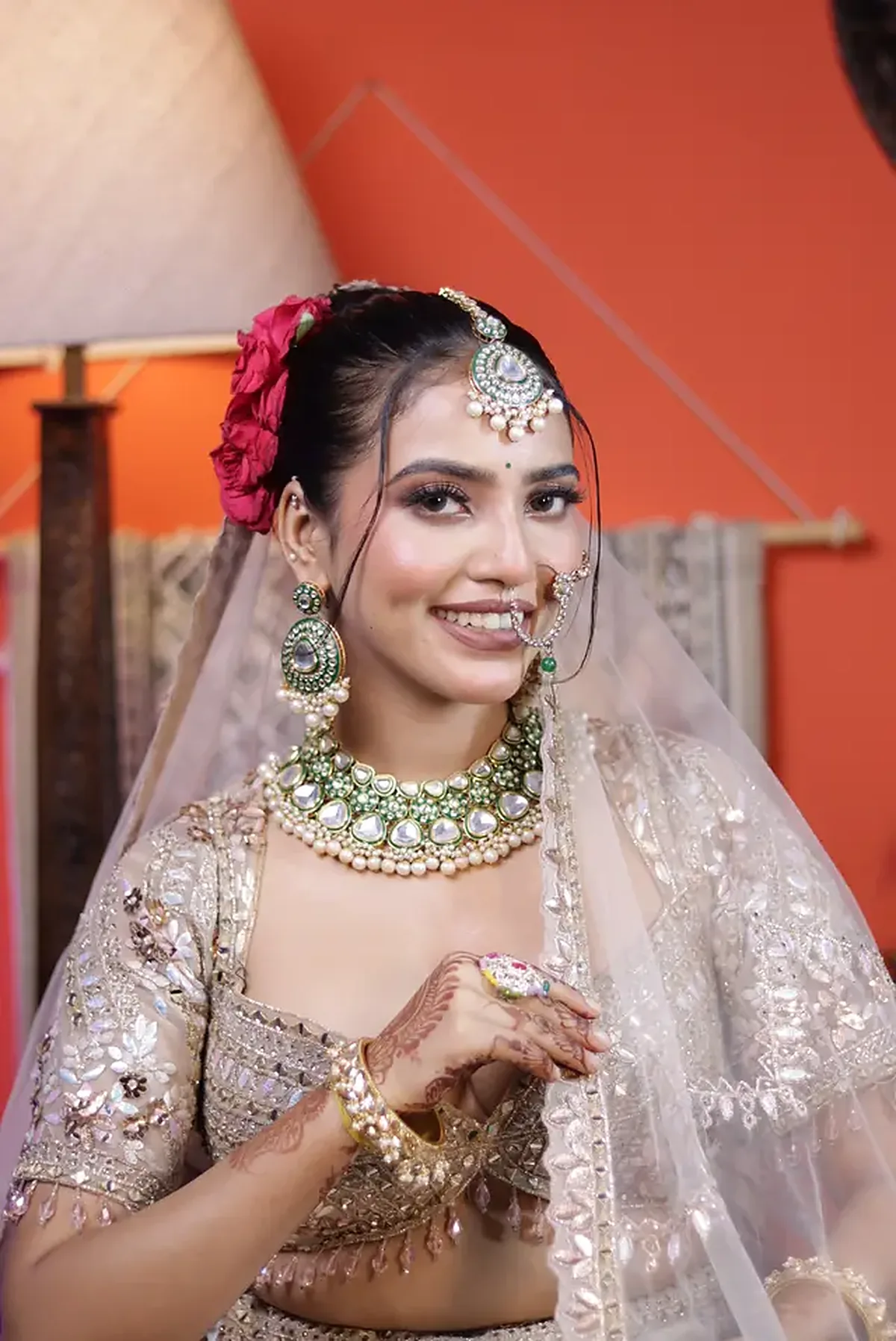 Ivory pastel bride