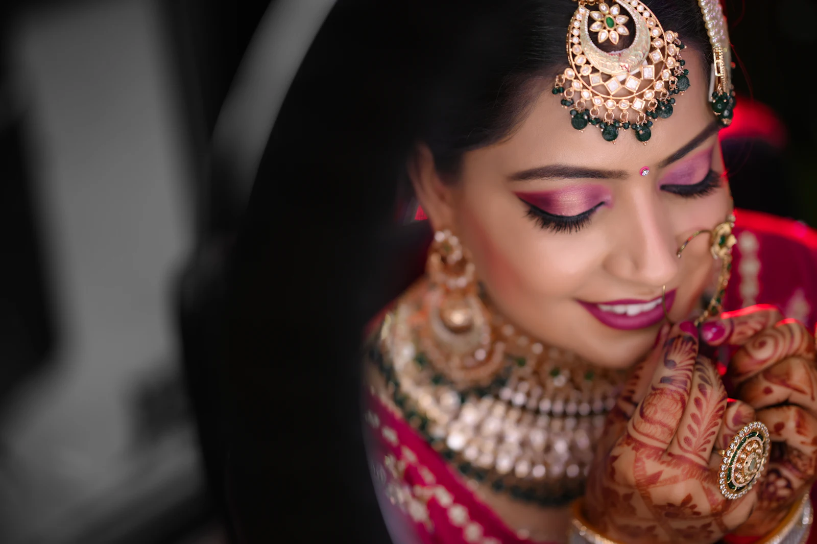 Bridal eye detail