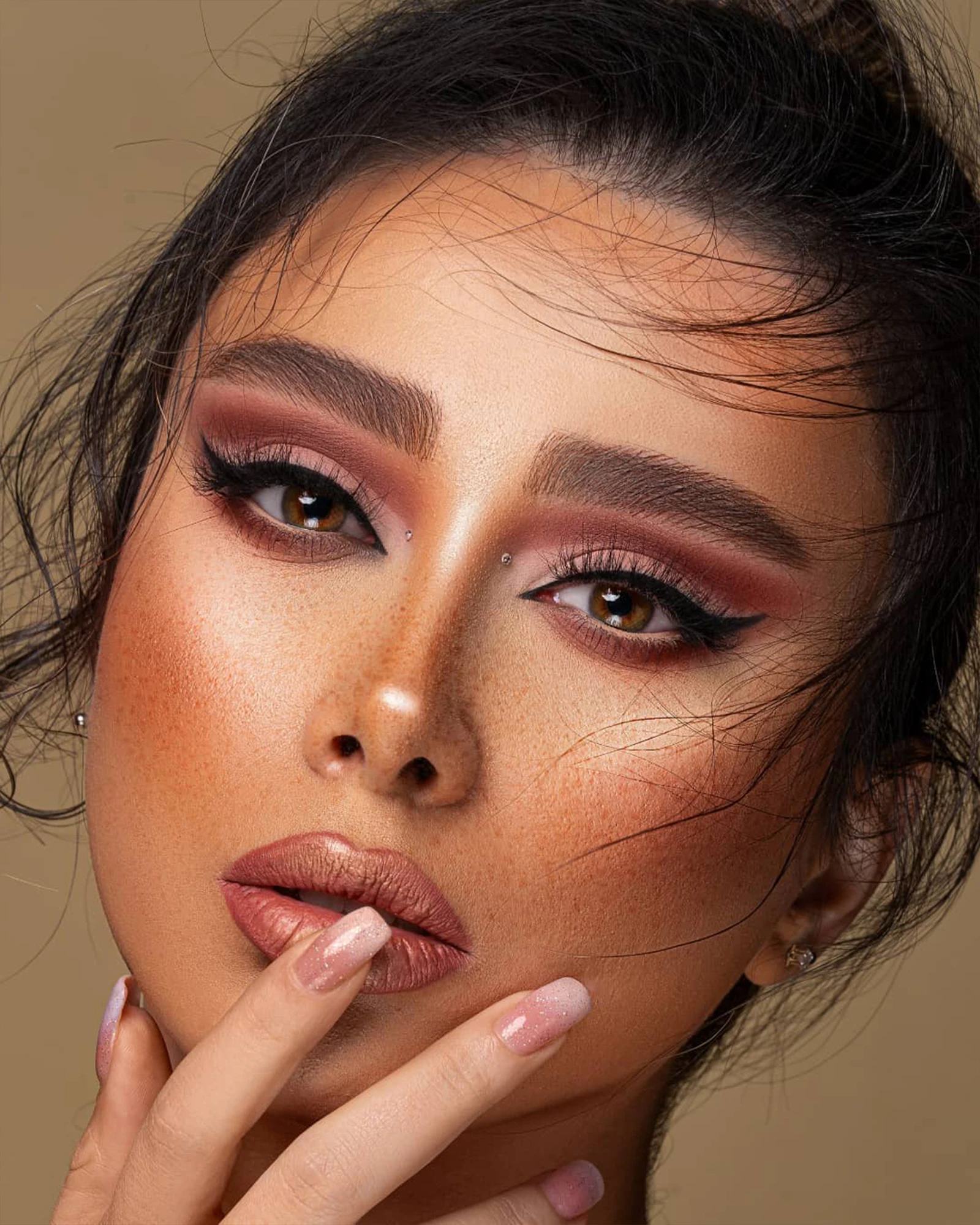 Bronze evening glam